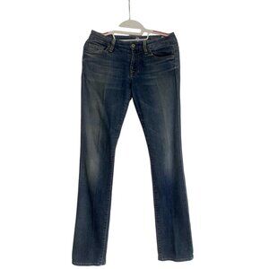 7 For All Mankind Women's Kimmie Straight Leg Medium Wash Denim Jeans Size 24